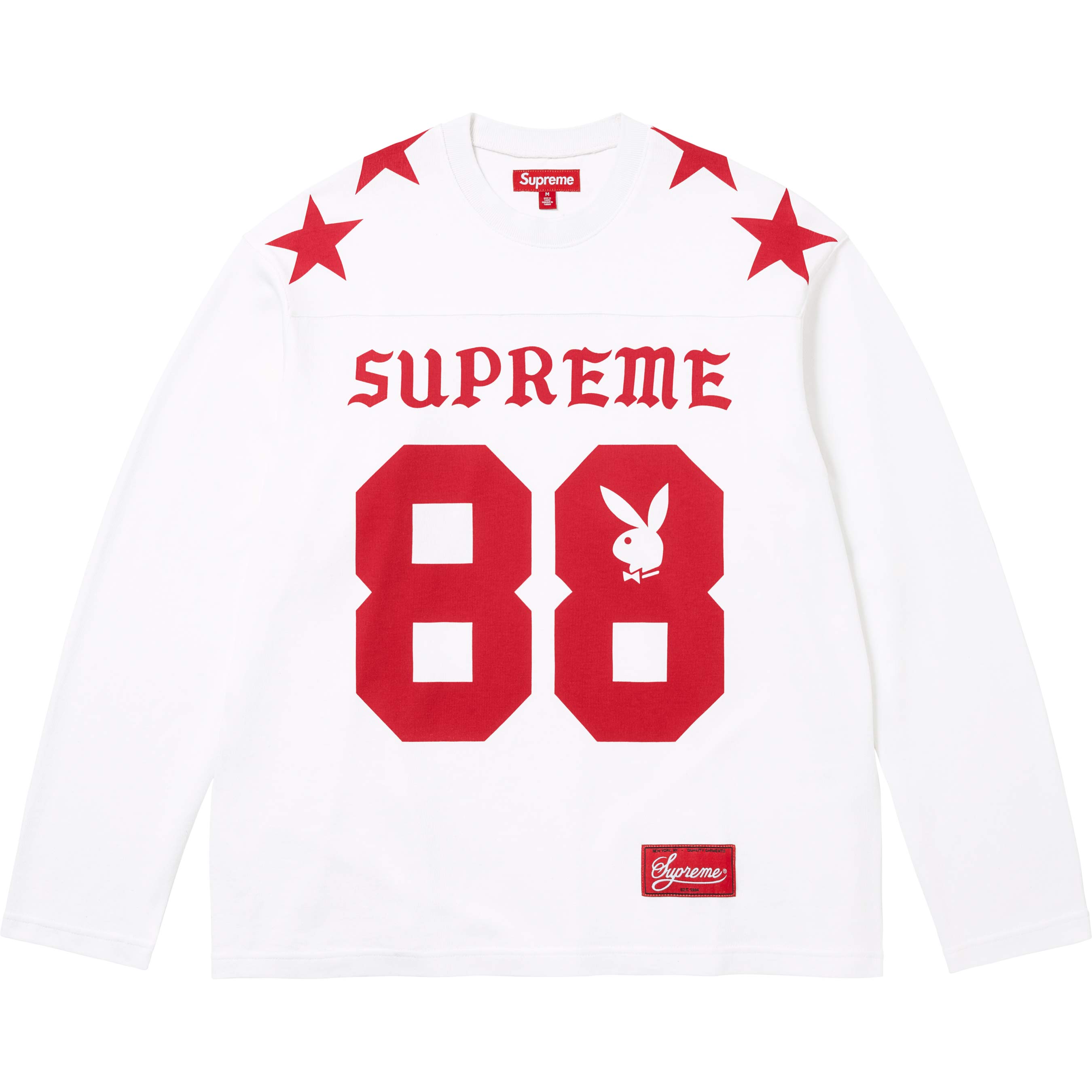 Supreme®/Playboy® L/S Football Top view 4
